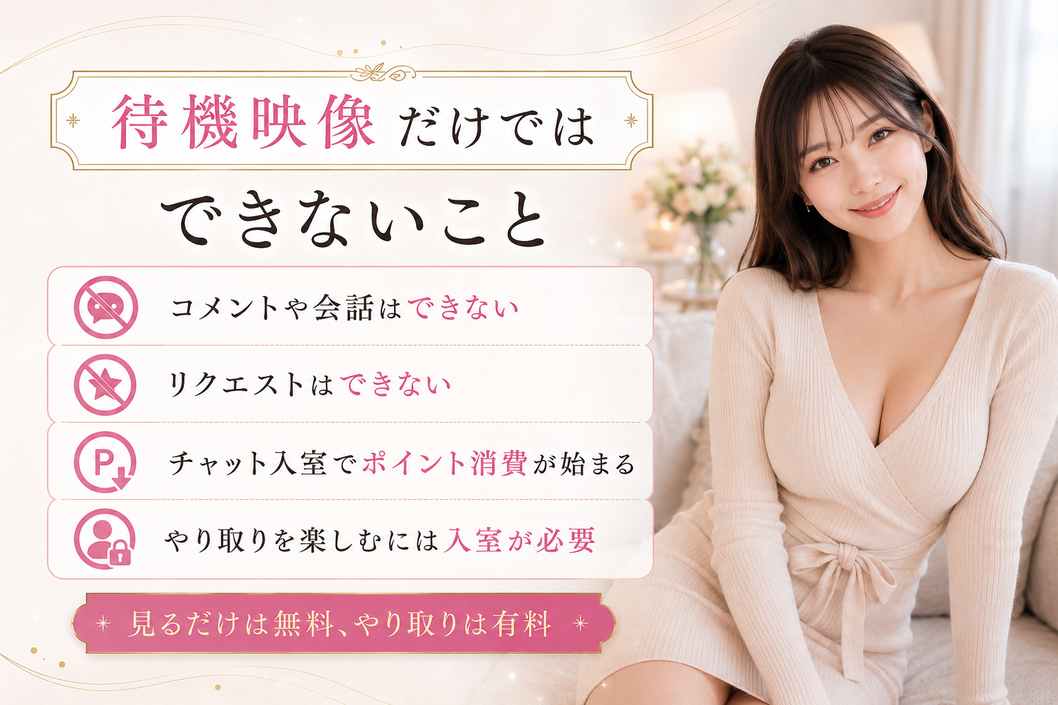 待機映像だけではできないこと